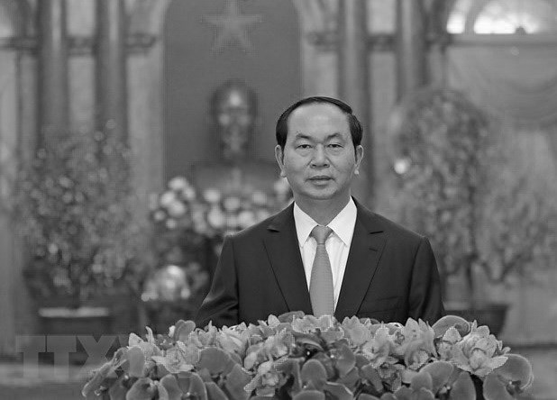 El mundo se suma al luto por deceso del presidente vietnamita hinh anh 1