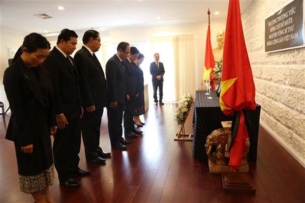 Efectuan en numerosos paises actos en homenaje a exsecretario general de PCV hinh anh 1