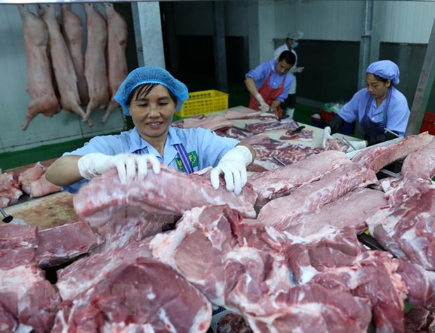 Empresas estadounidenses proponen elevar exportaciones de carne de cerdo a Vietnam hinh anh 1