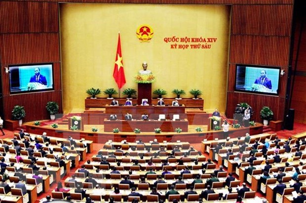 Parlamento de Vietnam concluye primera jornada de su VI periodo de sesiones hinh anh 1
