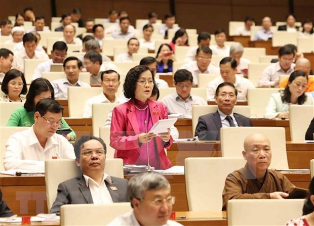 Miembros del gabinete rinden cuenta ante Parlamento de Vietnam hinh anh 1
