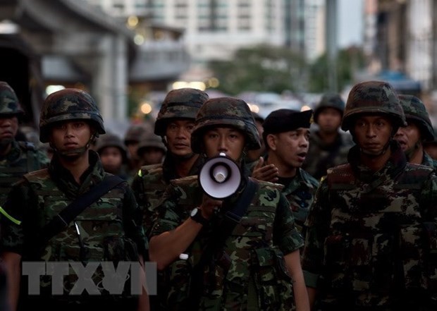 Explosion en ejercicio militar en Tailandia deja un soldado muerto y siete heridos hinh anh 1