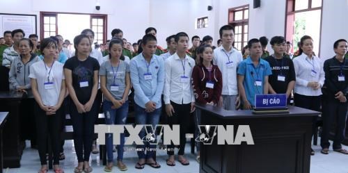 Mantienen sentencias a acusados de provocar disturbio social en provincia vietnamita de Dong Nai hinh anh 1