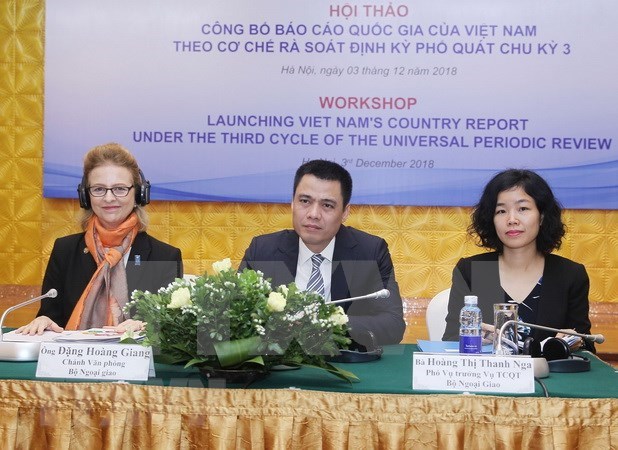 Vietnam presenta informe nacional de Examen Periodico Universal hinh anh 1