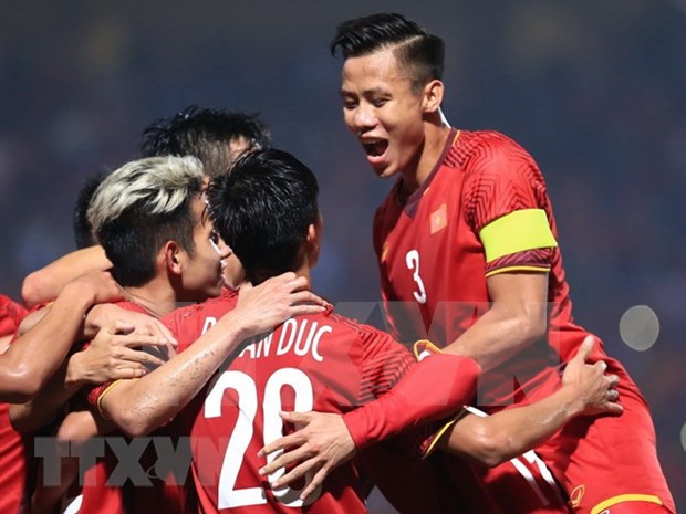 Equipo de futbol de Vietnam concluye preparativos para Copa Asiatica 2019 hinh anh 1