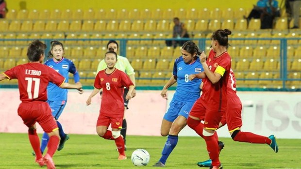 Se prepara futbol femenino de Vietnam para ronda eliminatoria de Juegos Olimpicos 2020 hinh anh 1