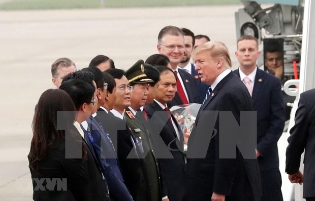 Presidente estadounidense Donal Trump agradece a Vietnam por celebrar cumbre EE.UU.-RPDC hinh anh 1
