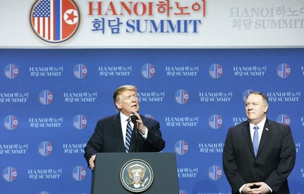 Secretario de Estado norteamericano mostro optimismo a pesar de no lograrse acuerdo con Corea del Norte hinh anh 1