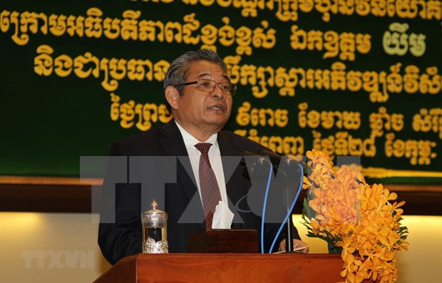Vicepremier camboyano valora eficiencia del proyecto de cultivo del caucho de empresas vietnamitas hinh anh 1
