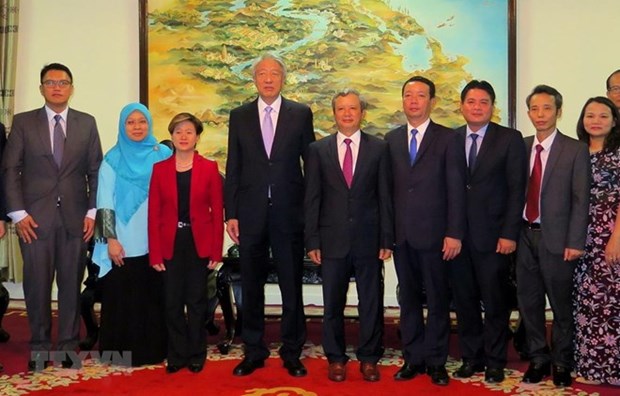 Vicepremier de Singapur visita provincia vietnamita de Thua Thien-Hue hinh anh 1