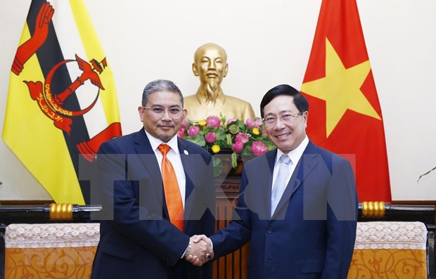 Trazan Vietnam y Brunei medidas para robustecer relaciones bilaterales hinh anh 1