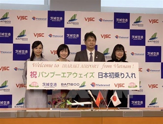 Realizara aerolinea vietnamita Bamboo Airways su primer vuelo a Japon este mes hinh anh 1