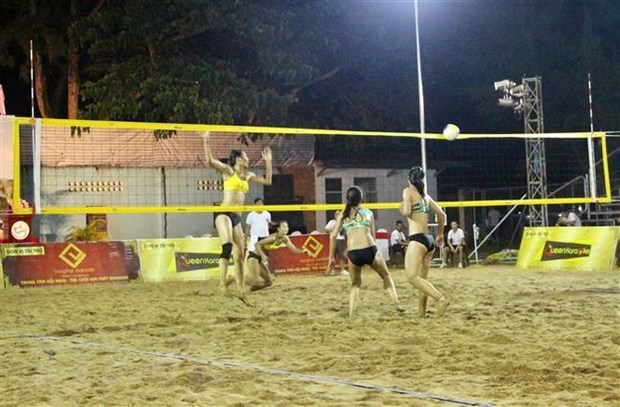 Inauguran Torneo Femenino Asiatico de Voleibol de Playa en ciudad vietnamita de Can Tho hinh anh 1