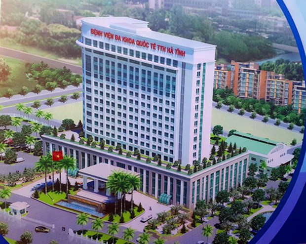 Inauguran construccion de Hospital Internacional TTH en Ha Tinh hinh anh 1