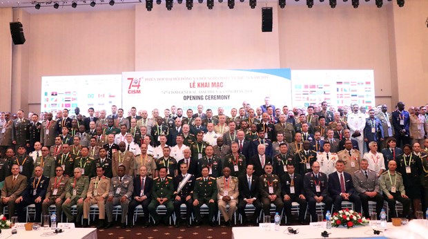 Inauguran en Vietnam Asamblea General y Congreso del Consejo Internacional del Deporte Militar hinh anh 1