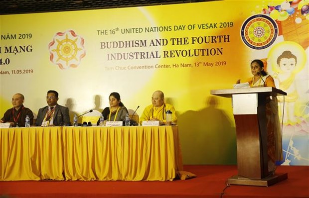 Celebran en Vietnam seminario sobre el budismo y la cuarta revolucion industrial hinh anh 1