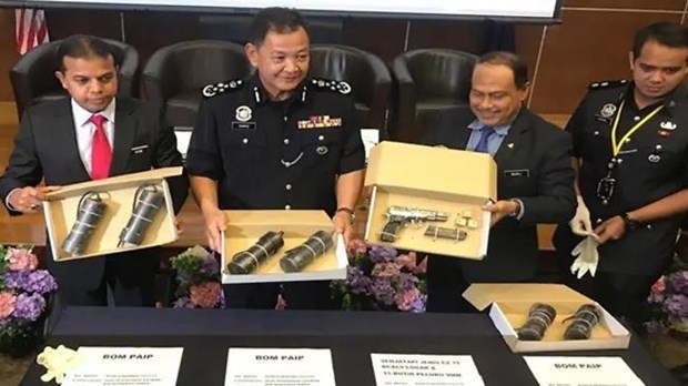 Arrestan en Malasia a cuatro supuestos terroristas que planeaban ataques hinh anh 1