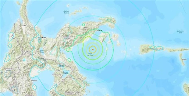 Sacude Indonesia sismo de magnitud seis en la escala de Richter hinh anh 1