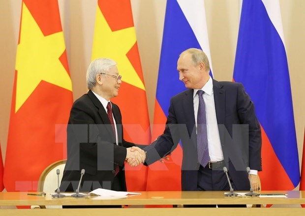 Celebran Vietnam y Rusia los 25 anos de la firma del tratado sobre relaciones bilaterales hinh anh 1