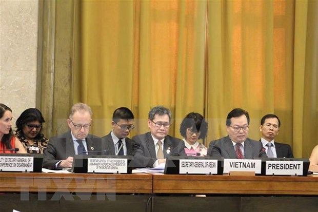 Vietnam preside plenario de la Conferencia de Desarme hinh anh 1