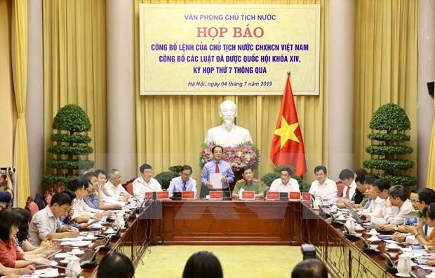 Emite Presidente de Vietnam Orden sobre siete leyes recien aprobadas hinh anh 1