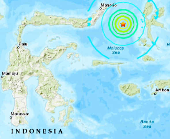 Levantan alerta de tsunami tras sismo de magnitud 7,1 en Indonesia hinh anh 1