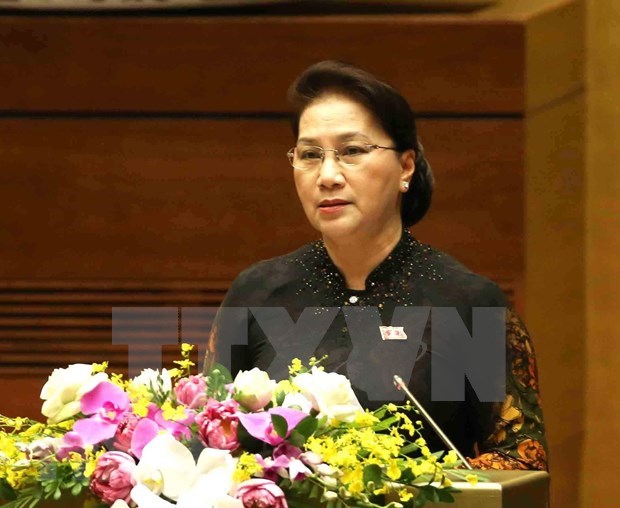 Presidenta de la Asamblea Nacional de Vietnam parte rumbo a China para visita oficial hinh anh 1
