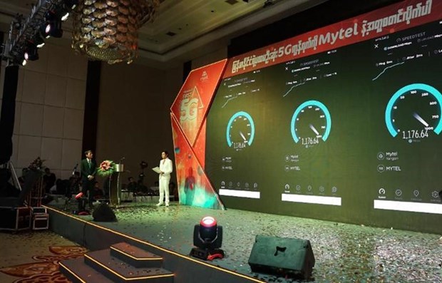 Grupo vietnamita Viettel lanza tecnologia 5G en Myanmar hinh anh 1