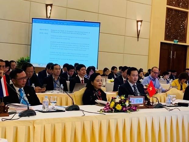 Participa Vietnam en la reunion de ministros de Salud de ASEAN en Camboya hinh anh 1