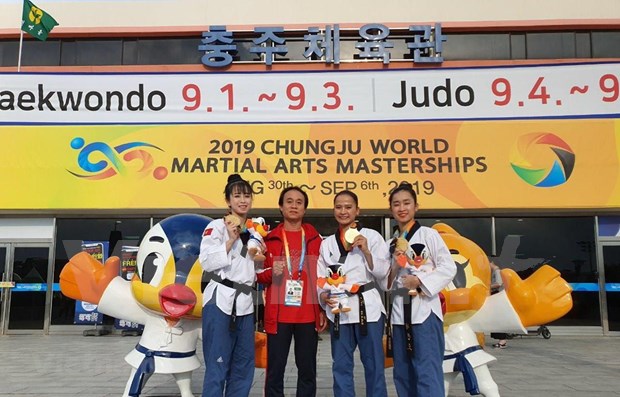 Vietnam gana oro en Mundial de Artes Marciales Chungju 2019 en Corea del Sur hinh anh 1