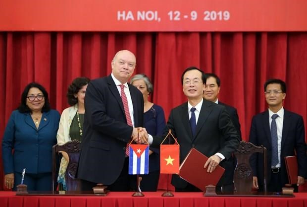 Comision Intergubernamental Vietnam- Cuba vigoriza nexos comerciales bilaterales hinh anh 1