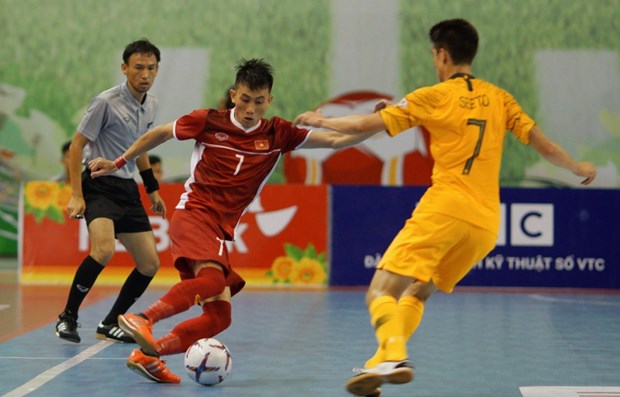 Derrota Vietnam 2-0 a Australia en campeonato regional de futbol sala hinh anh 1
