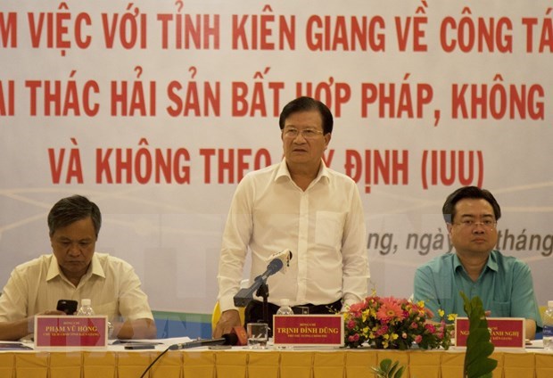 Exige vicepremier vietnamita detener la pesca ilegal hinh anh 1