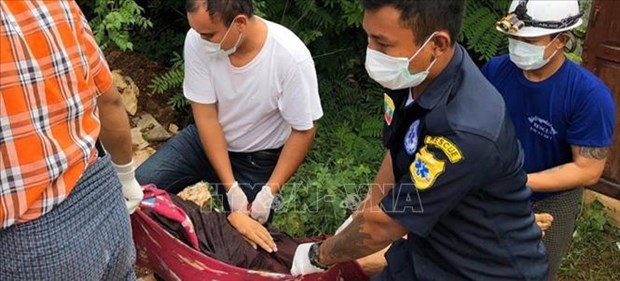 Al menos seis muertos en accidente de transito en Myanmar hinh anh 1