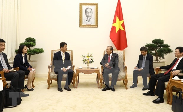 Vicepremier vietnamita recibe a gobernador de la prefectura japonesa de Ibaraki hinh anh 1
