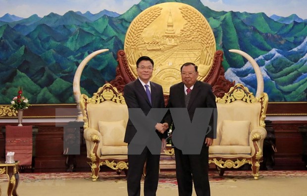 Aprecian lideres de Laos cooperacion judicial con Vietnam hinh anh 1