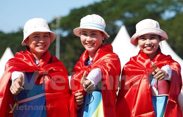 SEA Games 30: cosecha de oros de arqueria y atletismo de Vietnam hinh anh 1