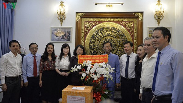 Afirma vicepresidenta vietnamita atencion especial del Estado a los religiosos hinh anh 1