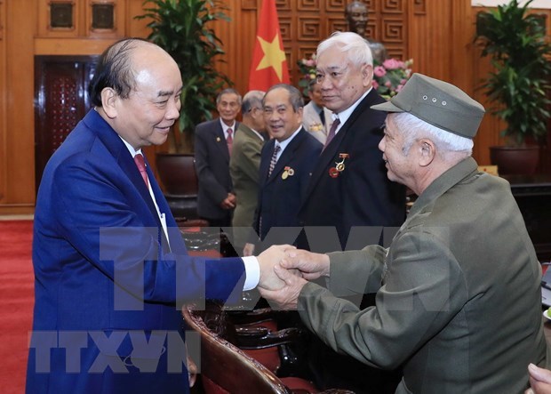 Agradece premier de Vietnam a excombatientes revolucionarios hinh anh 1