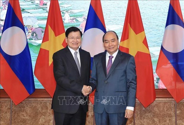 Resaltan exito de reunion 42 del Comite Intergubernamental Vietnam- Laos hinh anh 1