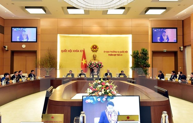 Emprenden reunion 41 del Comite Permanente del Parlamento vietnamita hinh anh 1