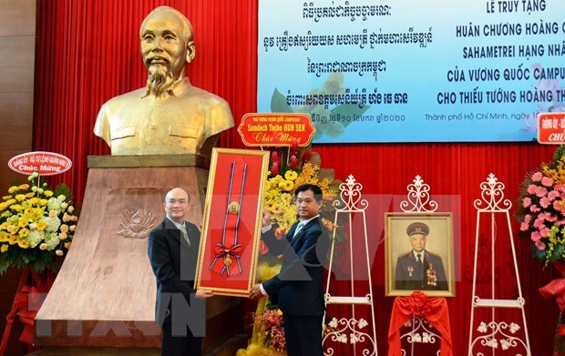 Honra Camboya a titulo postumo a dirigente militar vietnamita hinh anh 1
