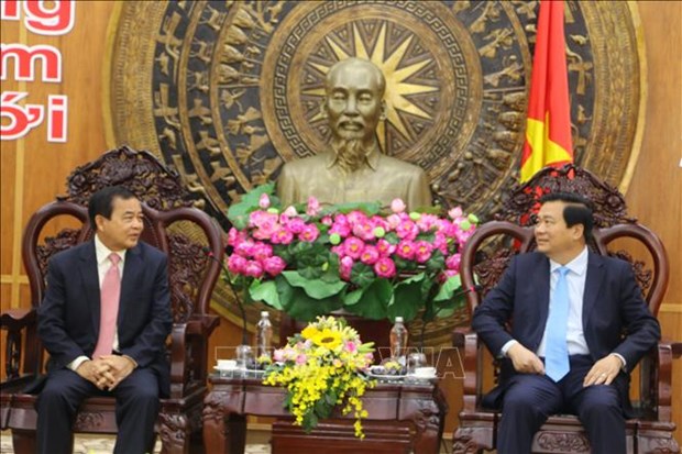 Felicitan lideres de provincias camboyanas a Vietnam con motivo del Ano Nuevo Lunar hinh anh 1