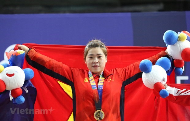 Obtiene Vietnam 10 medallas de oro en Copa Mundial de Halterofilia 2020 hinh anh 1