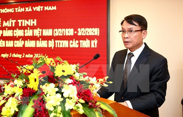 Efectua Agencia Vietnamita de Noticias mitin por aniversario del Partido Comunista hinh anh 1