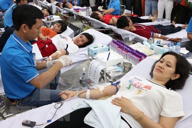 Cambian campana de donacion de sangre en Vietnam ante efectos de coronavirus hinh anh 1
