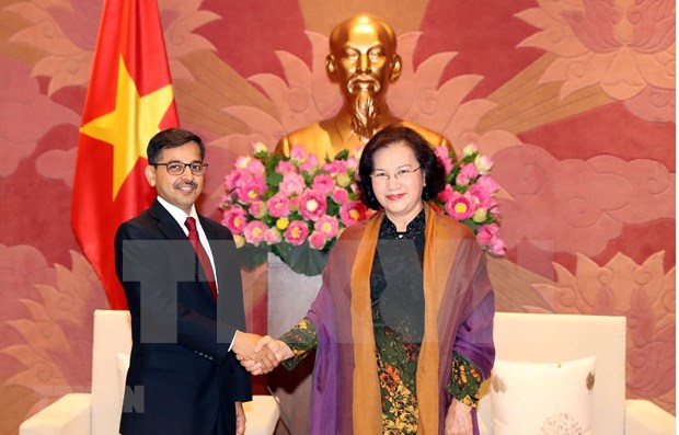 Reafirma Asamblea Nacional de Vietnam cooperacion con Parlamento de la India hinh anh 1