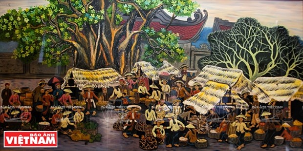 Arte de laca: impresionante tecnica tradicional de Vietnam hinh anh 1
