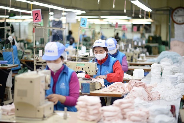Grupo vietnamita suministra al mercado 38 millones mascaras sanitarias de tela hinh anh 1