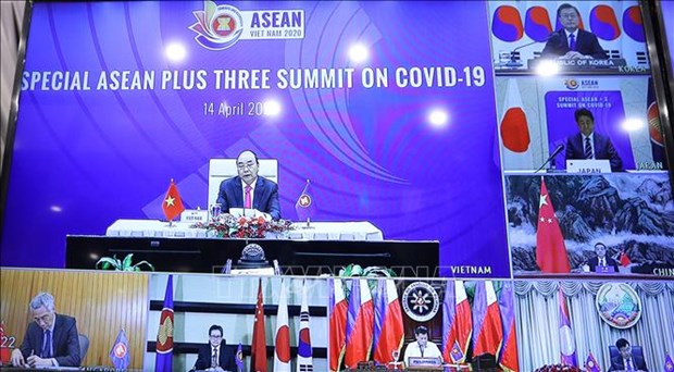 ASEAN+3 fortalece cooperacion en la respuesta a pandemia de COVID-19 hinh anh 1